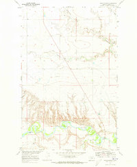 Circle Bridge 1970 topographic map thumbnail