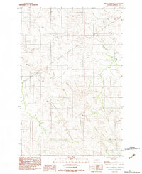 Circle Reservoir 1983 topographic map preview