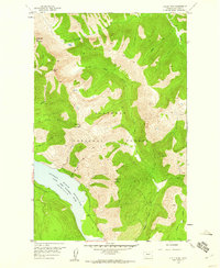 Circus Peak 1958 topographic map thumbnail