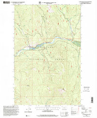 Clark Mountain 1997 topographic map thumbnail
