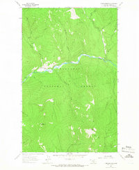 Clark Mountain 1963 topographic map thumbnail