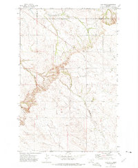 Clay Butte 1972 topographic map thumbnail