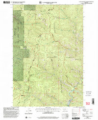Cleveland Mountain 1999 topographic map thumbnail