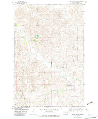 Cluster Buttes NW 1982 topographic map thumbnail