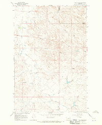 Coal Creek 1967 topographic map thumbnail