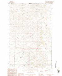 Coal Mine Creek East 1984 topographic map thumbnail