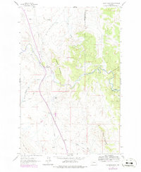 Coburn Mountain 1961 topographic map thumbnail