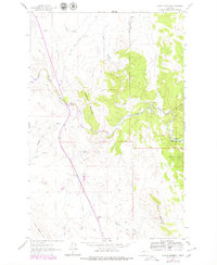 Coburn Mountain 1961 topographic map thumbnail