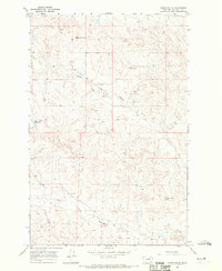 Coffin Butte 1967 topographic map thumbnail
