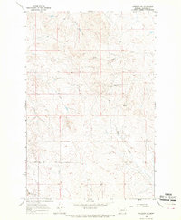 Cohagen NE 1965 topographic map thumbnail