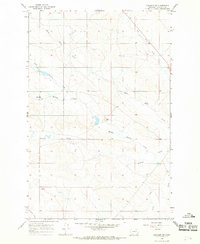 Cohagen SW 1965 topographic map thumbnail