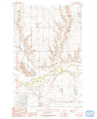 Cole 1984 topographic map thumbnail