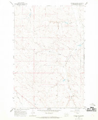 Coleman Coulee 1965 topographic map thumbnail