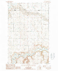 Collins NW 1987 topographic map thumbnail