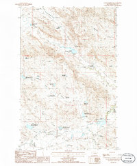 Collins Reservoir 1985 topographic map thumbnail