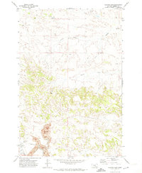 Colstrip East 1971 topographic map thumbnail