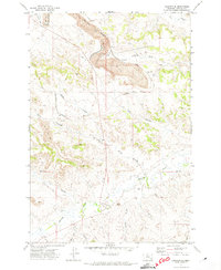 Colstrip SE 1971 topographic map thumbnail