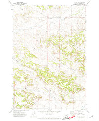 Colstrip SW 1971 topographic map thumbnail