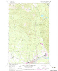 Columbia Falls North 1962 topographic map thumbnail