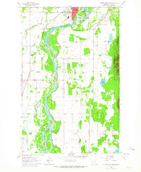 Columbia Falls South 1962 topographic map thumbnail