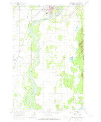 Columbia Falls South 1962 topographic map thumbnail