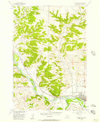 Columbus West 1956 topographic map thumbnail