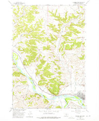 Columbus West 1956 topographic map thumbnail