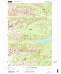 Como Peaks 1964 topographic map thumbnail