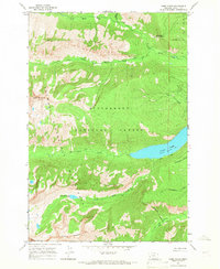 Como Peaks 1964 topographic map thumbnail