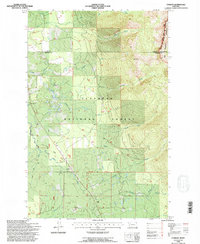 Condon 1994 topographic map thumbnail