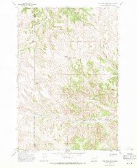 Cook Creek Butte 1967 topographic map thumbnail