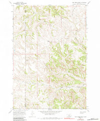 Cook Creek Butte 1967 topographic map thumbnail