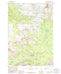 Cooke City 1986 topographic map thumbnail