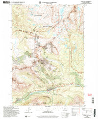 Cooke City 2000 topographic map thumbnail