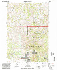 Cook Creek Reservoir 1995 topographic map thumbnail