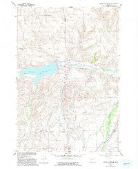 Cooney Reservoir 1956 topographic map thumbnail