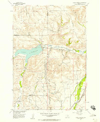 Cooney Reservoir 1956 topographic map thumbnail
