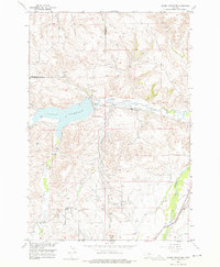 Cooney Reservoir 1956 topographic map thumbnail