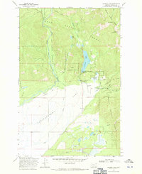 Coopers Lake 1968 topographic map thumbnail