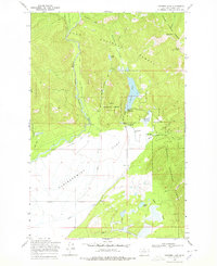 Coopers Lake 1968 topographic map thumbnail