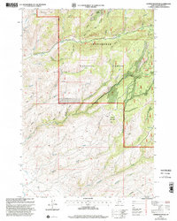 Copper Mountain 1997 topographic map thumbnail