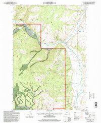 Cornish Gulch 1996 topographic map thumbnail
