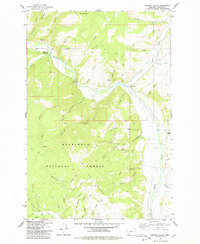 Cornish Gulch 1975 topographic map thumbnail