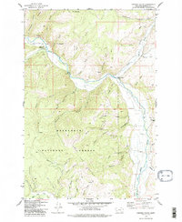 Cornish Gulch 1975 topographic map thumbnail