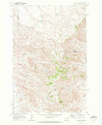 Corral Butte 1969 topographic map thumbnail