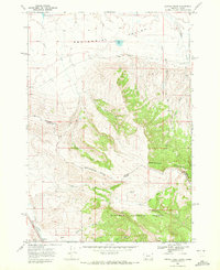Corral Creek 1968 topographic map thumbnail