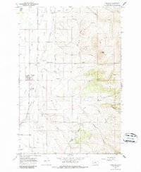 Corvallis 1967 topographic map thumbnail