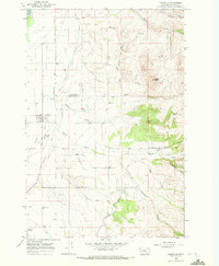 Corvallis 1967 topographic map thumbnail