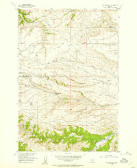 Cow Face Hill 1955 topographic map thumbnail