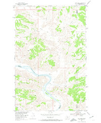 Cow Island 1954 topographic map thumbnail